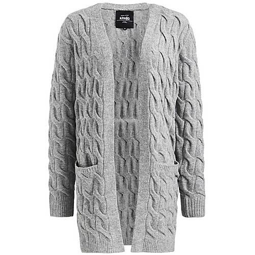 Khujo ANOUKA Strickjacke Damen hellgrau im Online Shop von Pullover & Strickjacken für Damen 2020 online kaufen