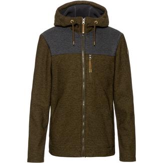 ICEPEAK Athol Strickfleece Herren dark olive