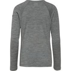 Rückansicht von Icebreaker Merino 200 OASIS LS Unterhemd Kinder gritstone-heather