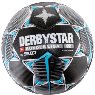 Derbystar Player Bundesliga 19/20 special Fu&szlig;ball schwarz-silber-t&uuml;rkis