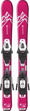 Salomon E QST LUX JR XS+ C5 GW J All-Mountain Ski M&auml;dchen - pink