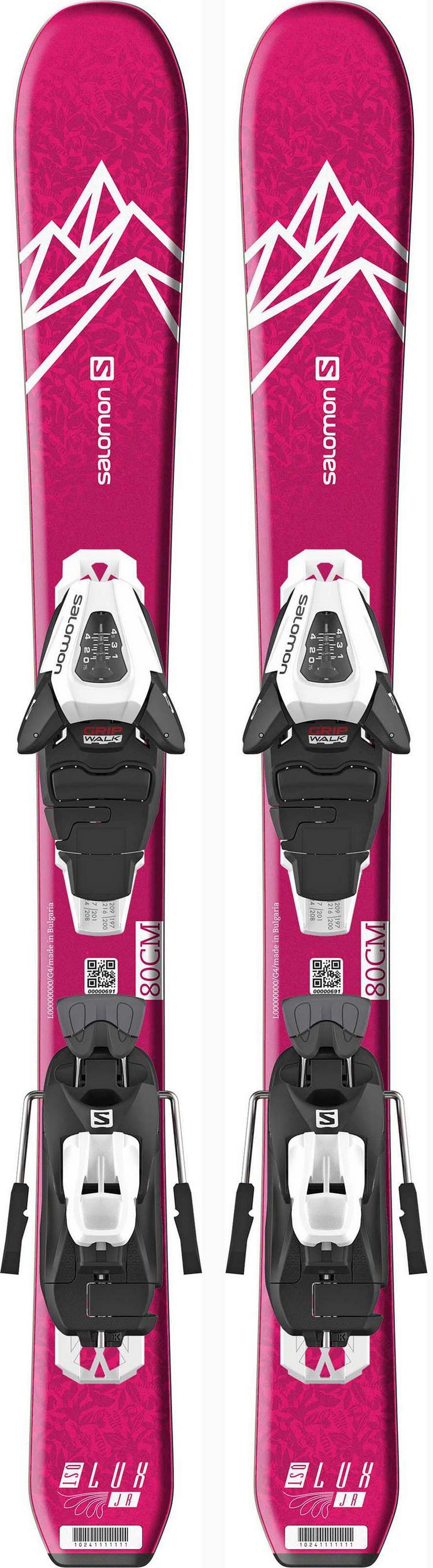 Salomon Salomon E QST LUX JR XS+ C5 GW J All-Mountain Ski M&auml;dchen - pink - 0 | SportScheck