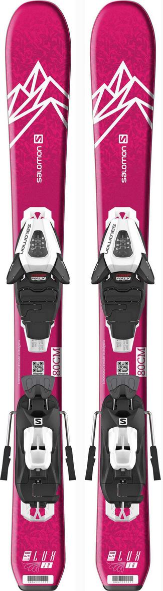Salomon E QST LUX JR XS+ C5 GW J All-Mountain Ski Kinder pink
