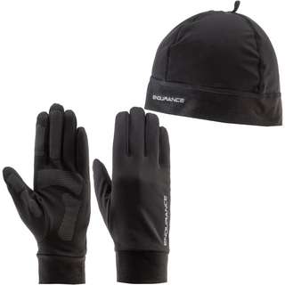 Endurance Gubeng Set Mütze und Handschuhe black