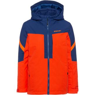 Ziener Paleon Skijacke Kinder new-red
