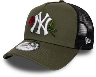 New Era Trucker New York Yankees Cap new olive
