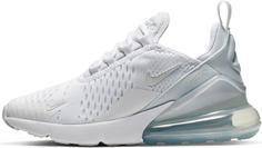 Nike Air Max 270 Sneaker Kinder white-metallic silver