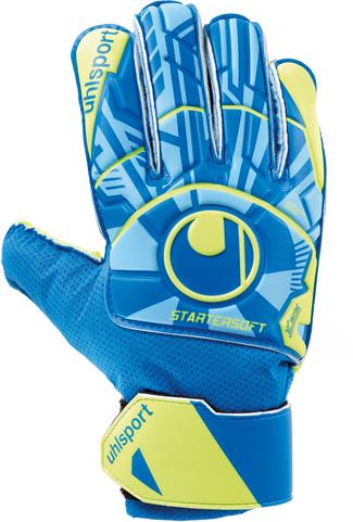Uhlsport Radar Control Starter Soft Torwarthandschuhe radar blau-fluo gelb-schw
