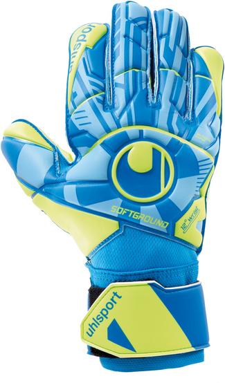 Uhlsport Radar Control Soft Pro Torwarthandschuhe radar blau-fluo gelb-schw