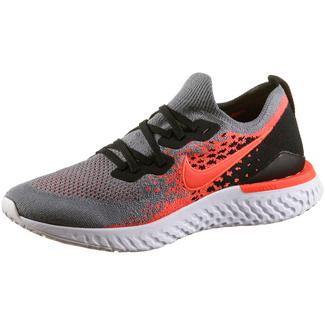 Nike Epic React Flyknit 2 Laufschuhe Herren cool grey-bright crimson