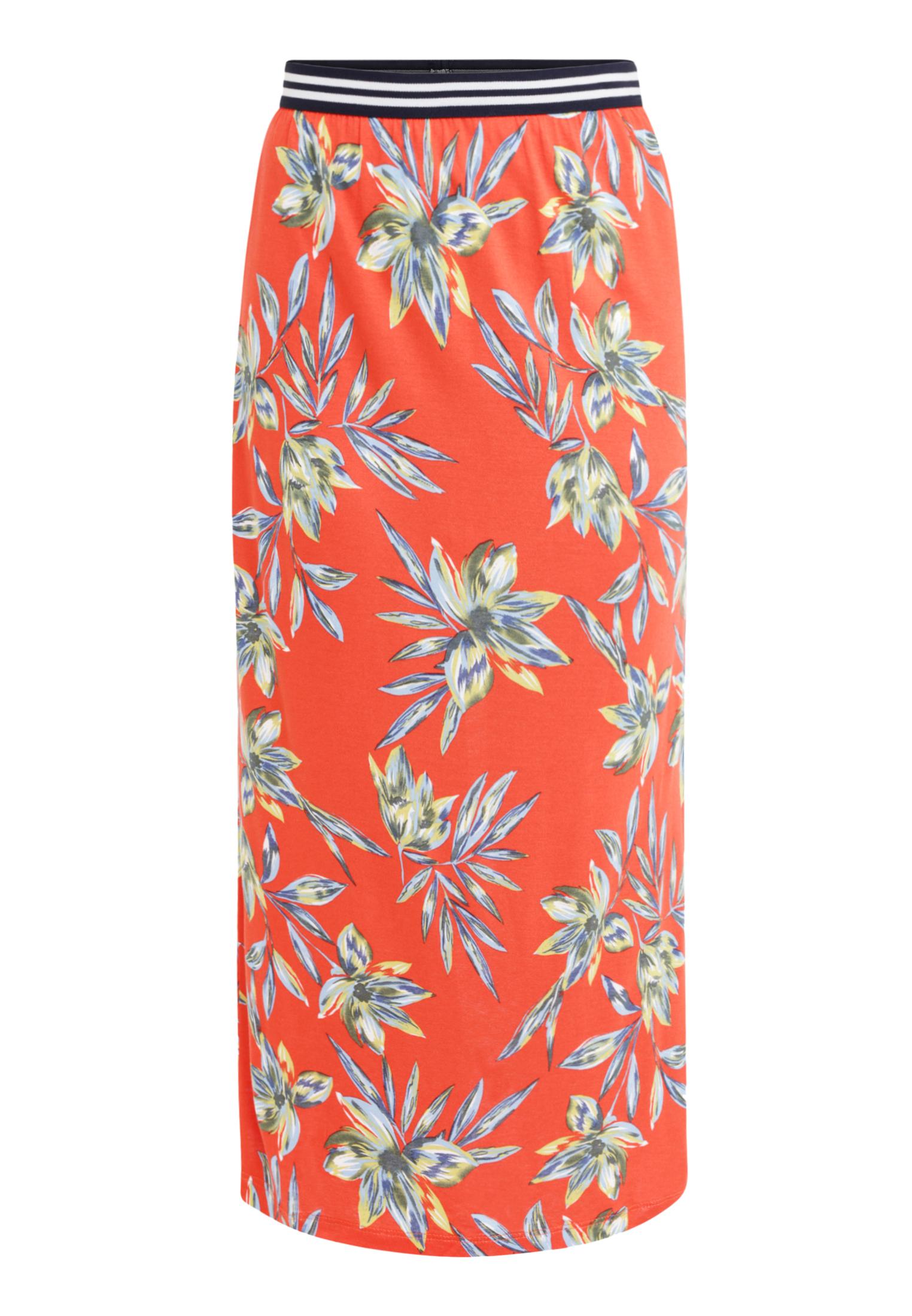 Lascana Maxirock Damen Rot Bedruckt Im Online Shop Von Sportscheck Kaufen