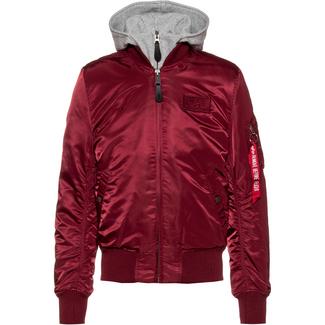 Alpha Industries MA-1 D-Tec Bomberjacke Herren burgundy