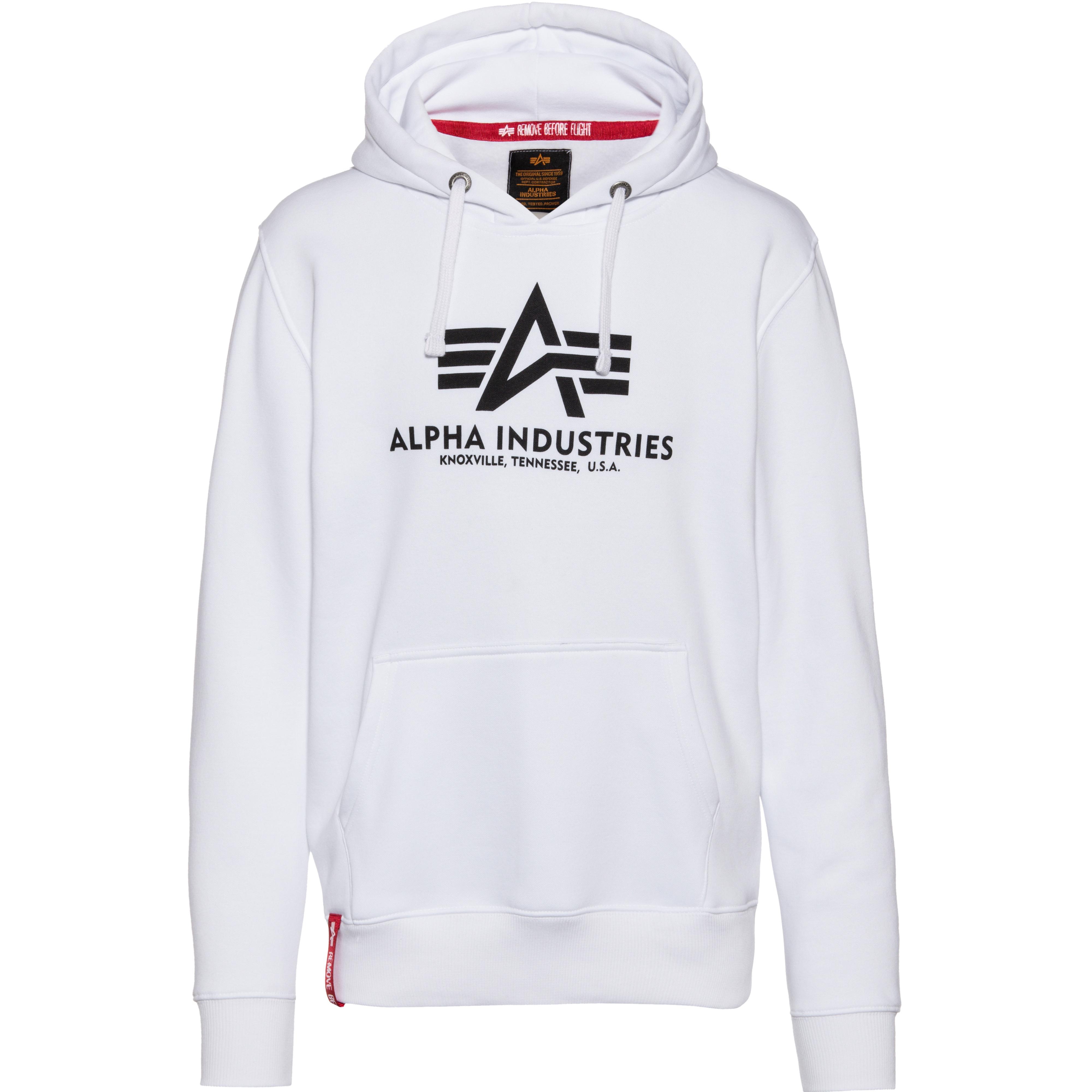 alpha industries sweatshirt white