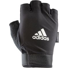 adidas Essential Adjustable Fingerlose Handschuhe schwarz