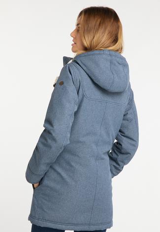 DreiMaster Kurzmantel Damen marine melange