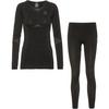 Odlo PERFORMANCE EVOLUTION WARM W&auml;scheset Damen - black-odlo graphite grey