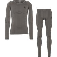 Odlo PERFORMANCE EVOLUTION WARM W&auml;scheset Herren - steel grey-graphite grey