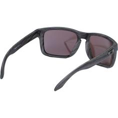 Rückansicht von Oakley Holbrook Sonnenbrille prizm deep h2o polarized-woodgrain