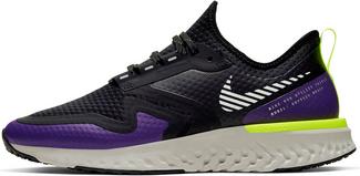 Nike Odyssey React 2 Shield Laufschuhe Damen black-metallic silver-voltage purple