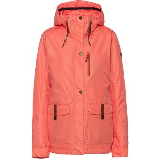 Roxy Andie Spindye Skijacke Damen living coral