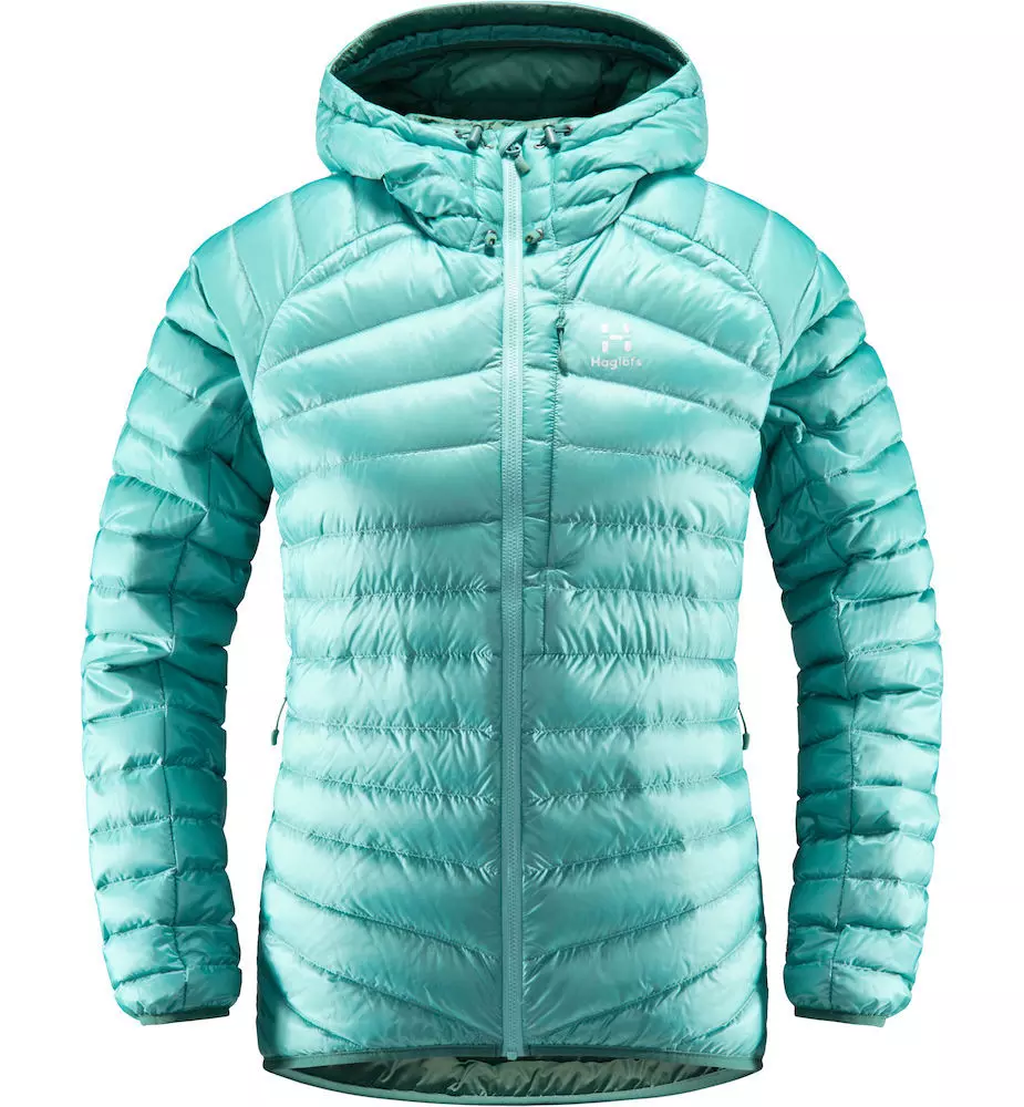 Haglofs Essens Down Hood Outdoorjacke Damen Glacier Green Willow Green Im Online Shop Von Sportscheck Kaufen