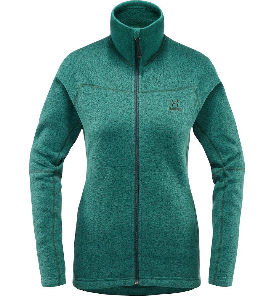 Haglöfs Swook Jacket Fleecejacke Damen Mineral Solid im ...