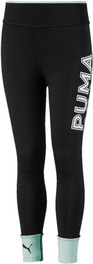 PUMA Leggings Kinder puma black-mist green