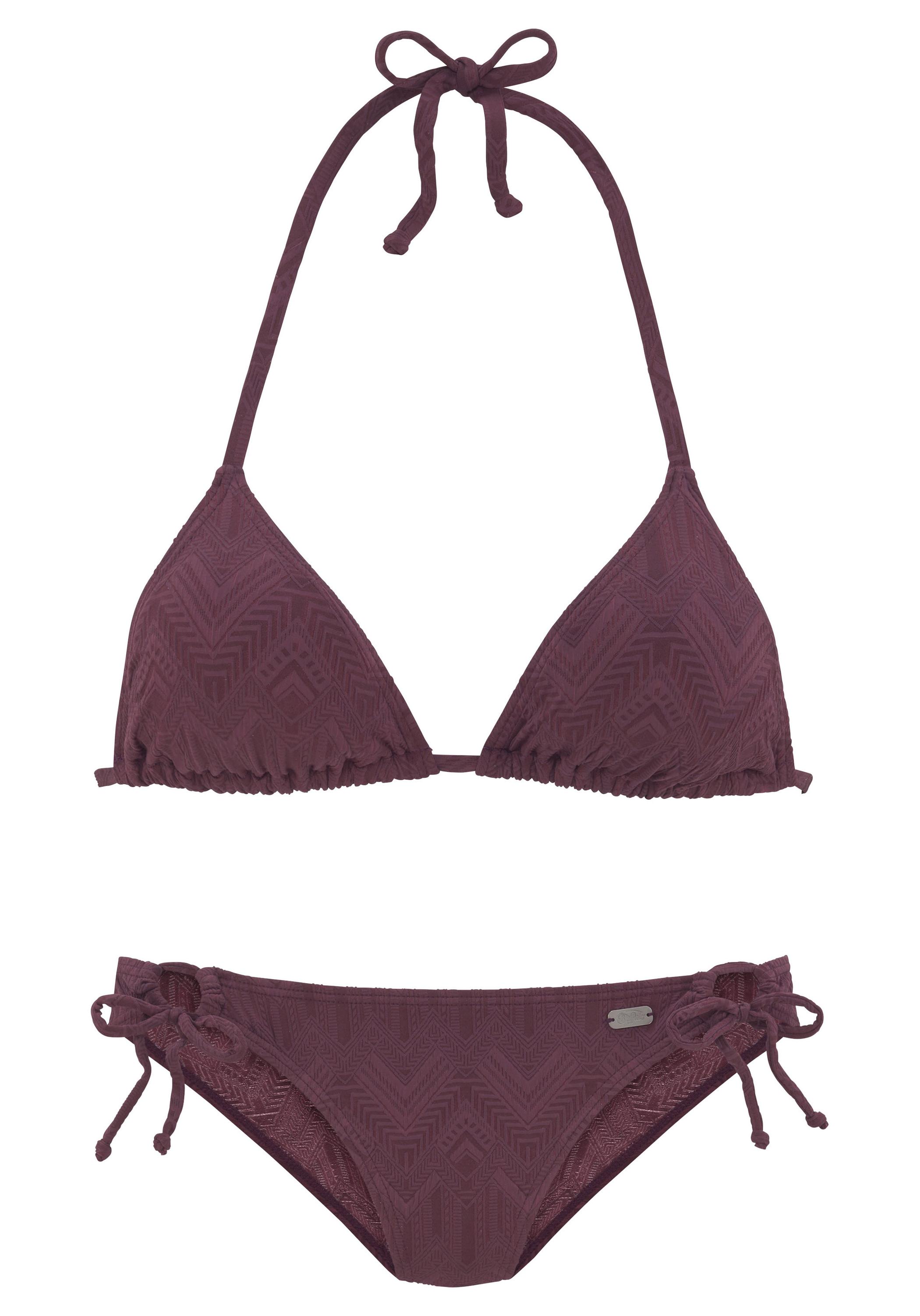 Buffalo Bikini Oberteil Damen Weinrot Im Online Shop Von Sportscheck Kaufen