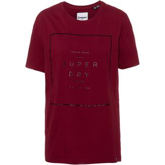 Superdry T-Shirt Damen furnace red