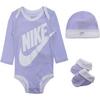 Nike Baby Futura Logo Set Bodysuit Kinder - lavender-mist