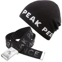 Peak Performance Set M&uuml;tze und G&uuml;rtel - black