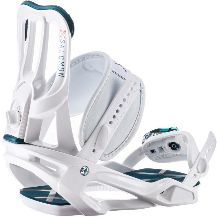 Salomon Salomon Spell Snowboardbindung Damen - white - 0 | SportScheck