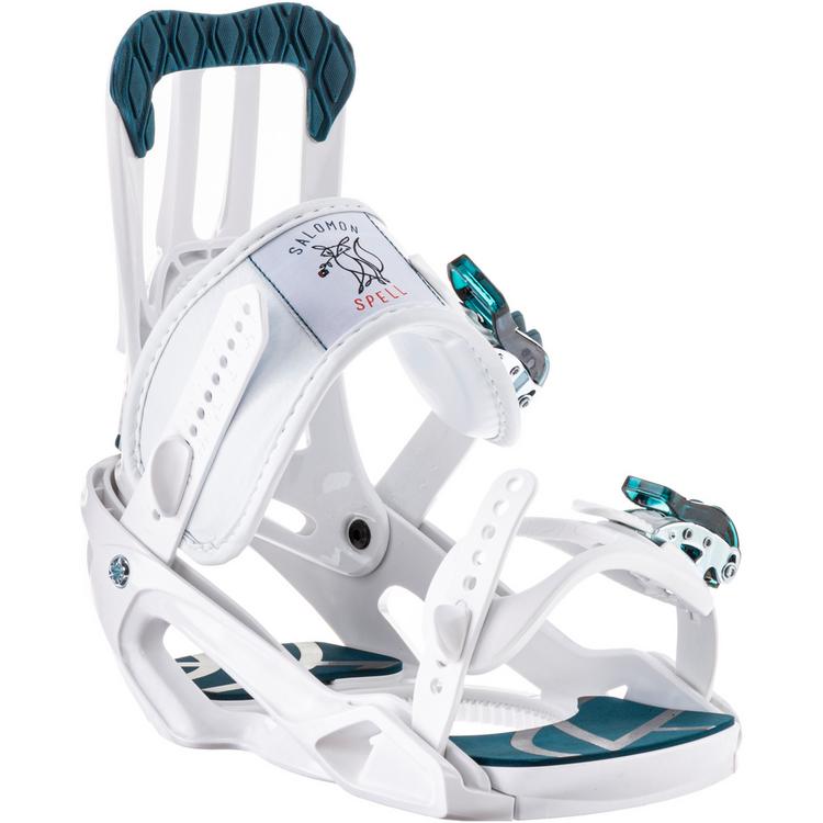 Salomon Salomon Spell Snowboardbindung Damen - white - 0 | SportScheck