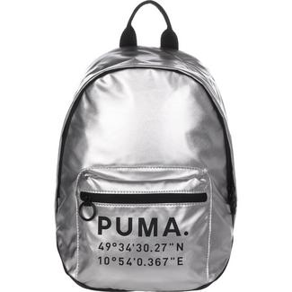 PUMA Rucksack Prime Time Archive X-Mas Daypack Damen silber / schwarz