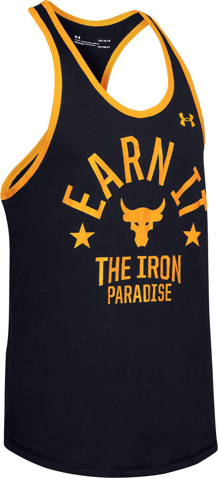 the rock earn it tank top