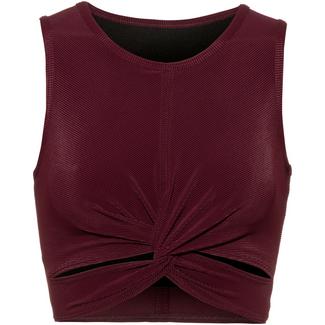 Onzie Front Twist Back Croptop Damen fig rip