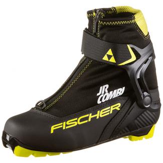 Fischer JR COMBI Langlaufschuhe Kinder schwarz-gelb