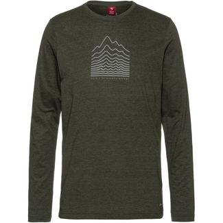 OCK Langarmshirt Herren oliv