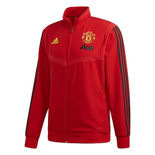 Adidas Manchester United Präsentationsjacke Trainingsjacke adidas Manchester United Präsentationsjacke Schwarz