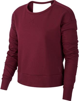Nike Yoga Sweatshirt Damen villain red-shadowberry