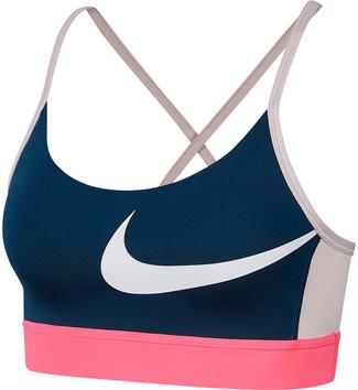 Nike Icon Clash Sport-BH Damen valerian blue-hyper pink-white