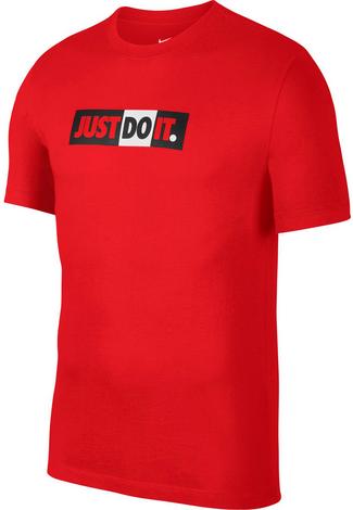 Nike NSW JDI Bumper T-Shirt Herren university red-black