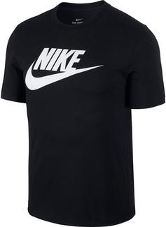 Nike NSW Icon Futura T-Shirt Herren black-white