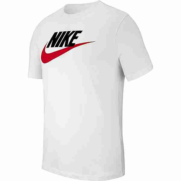 Nike NSW Icon Futura T-Shirt Herren white-black-university red