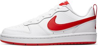 Nike Court Borough Low 2 Sneaker Kinder white-university red