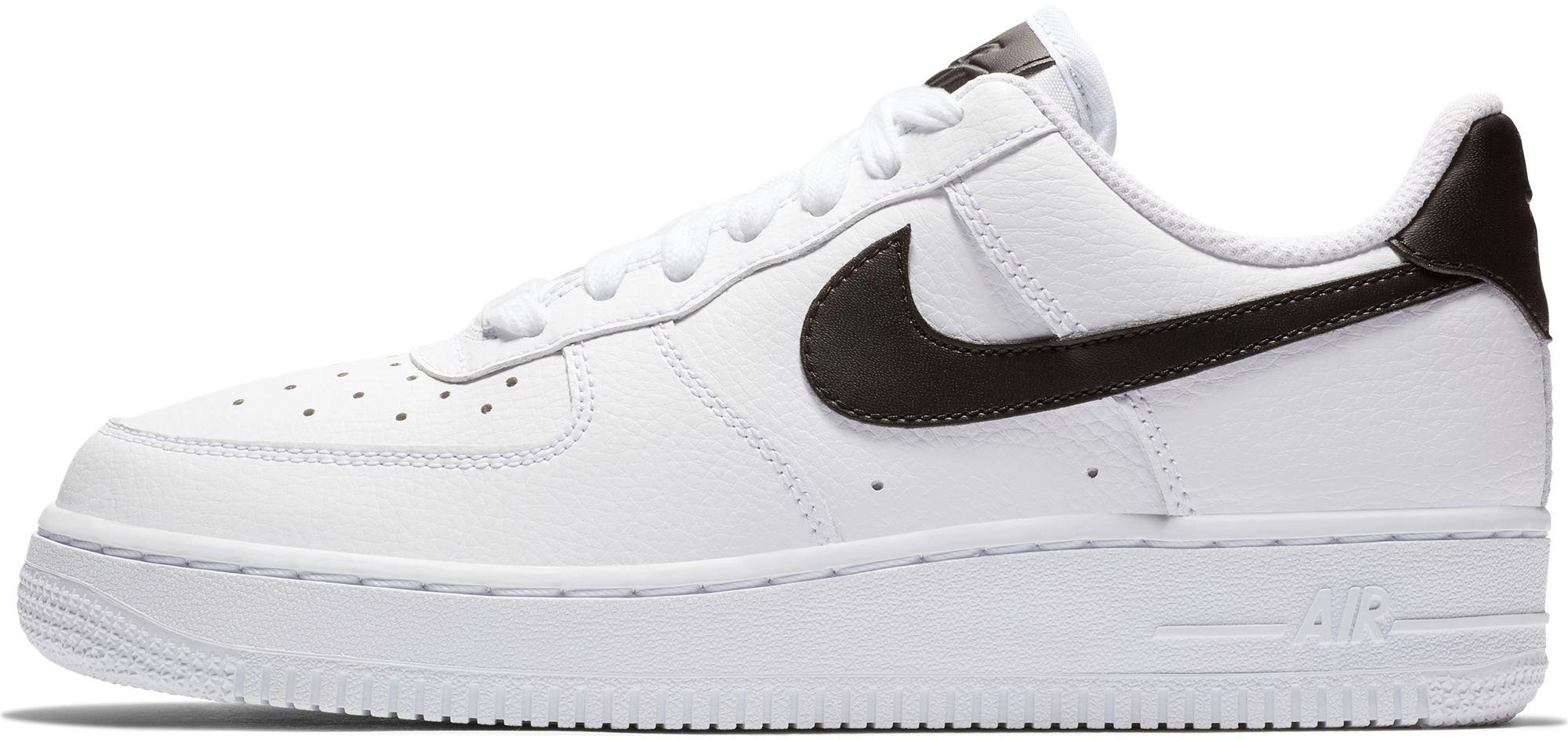 womens nike air force black and white