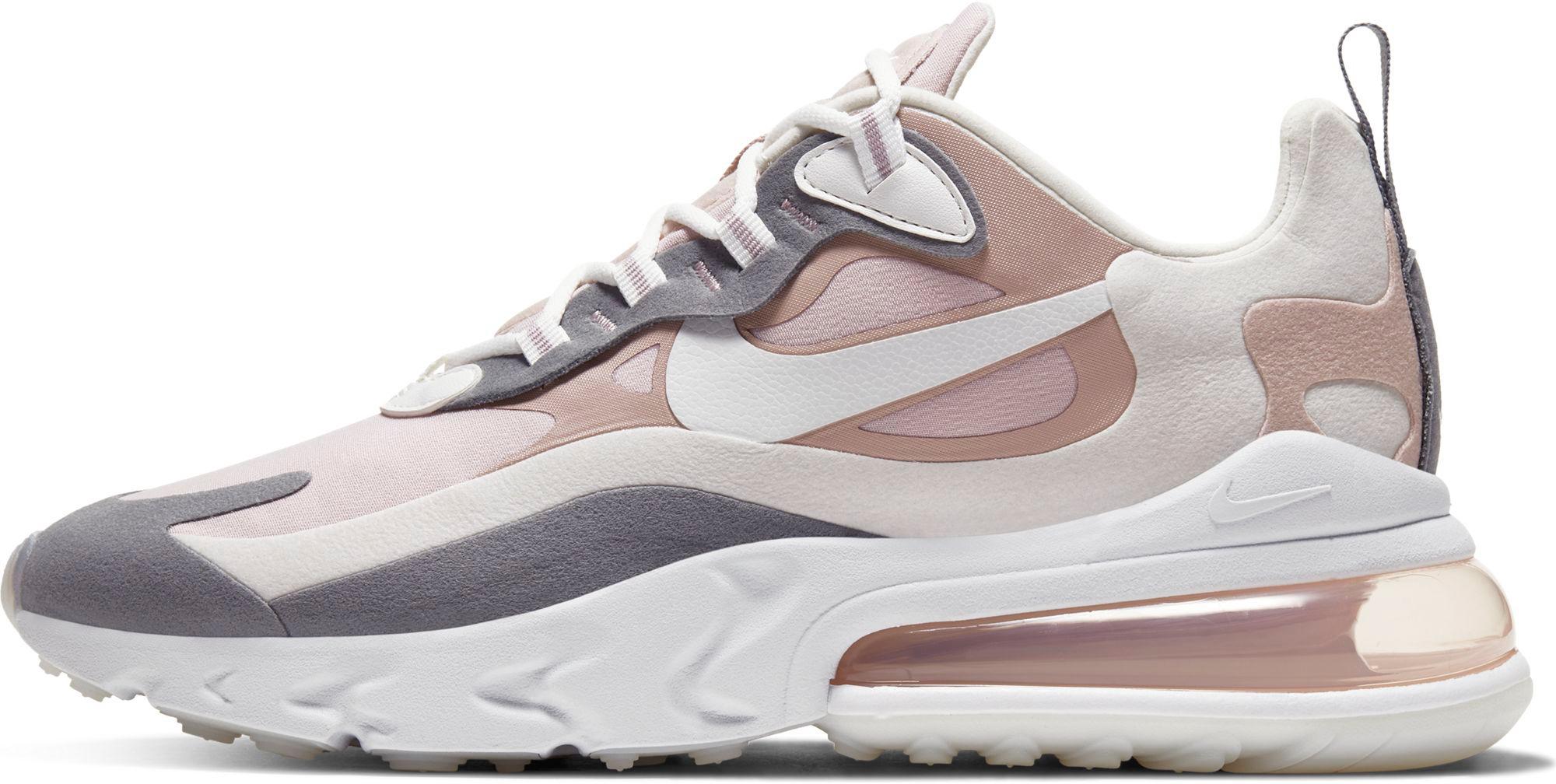 womens air max 270 react plum chalk