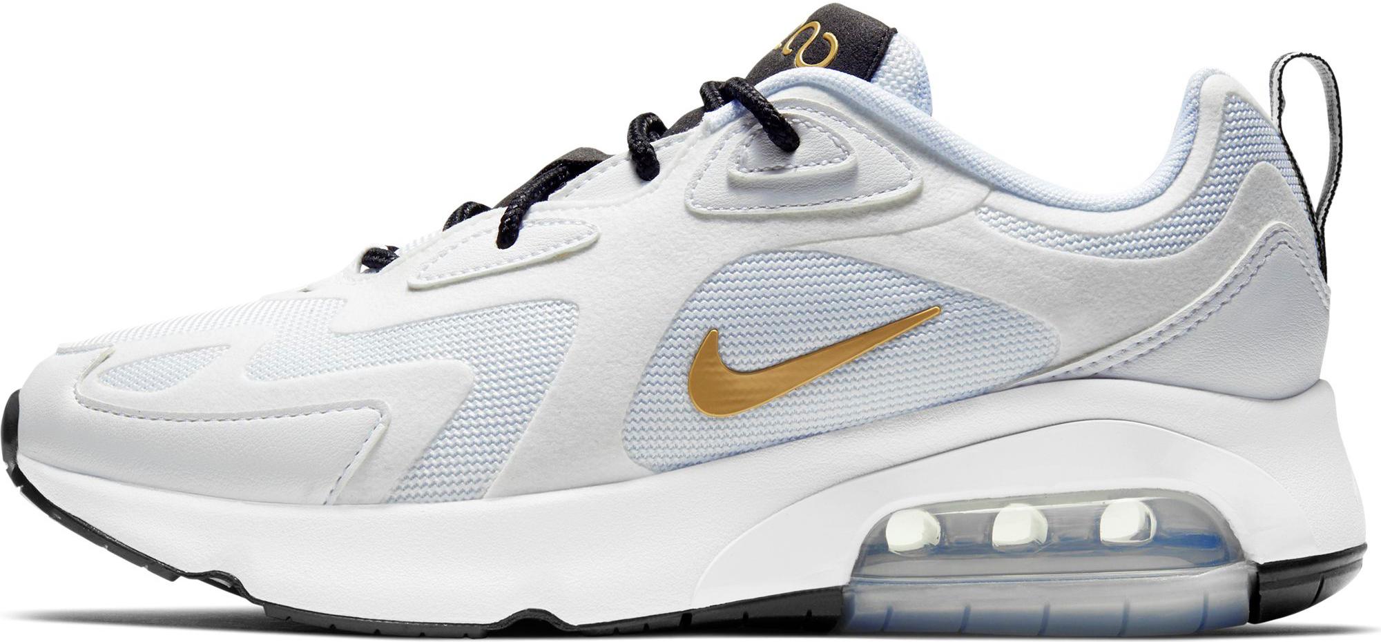 nike air white and gold