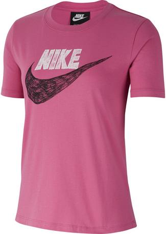Nike NSW Icon Clash T-Shirt Damen cosmic fuchsia