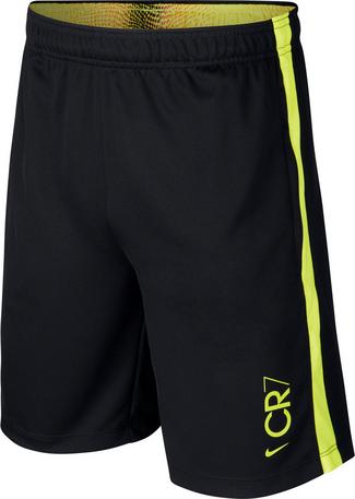 Nike CR7 Fu&szlig;ballshorts Kinder black-lemon venom